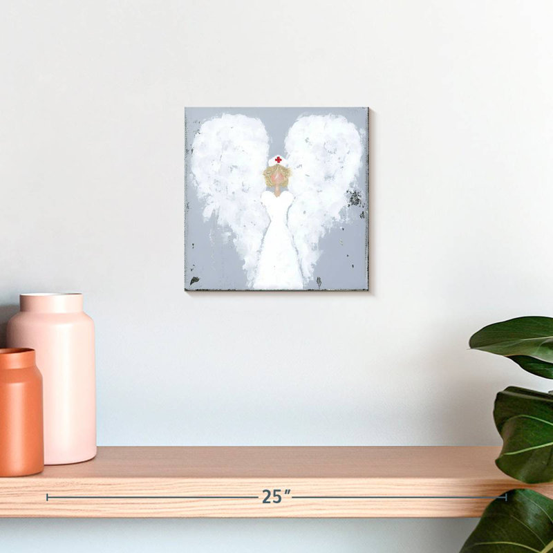 Leisha Nurse Angel, H 10 po x l 10 po