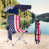 Blue/Red/White Striped