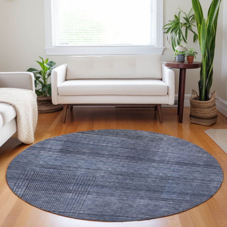 Malchow Washable Striped Indoor / Outdoor Rug