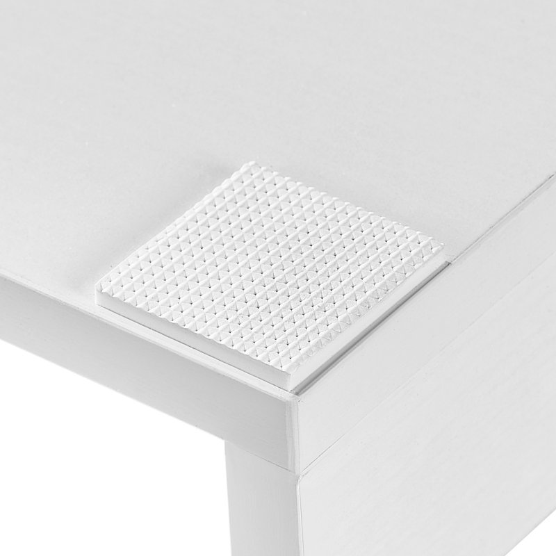 Laveuse-sécheuse pour comptoir, plateau en bois avec tablette à 2 niveaux