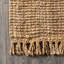 Tapis naturel en jute tissé à la main avec frange Eastmont Pata-2109608569
