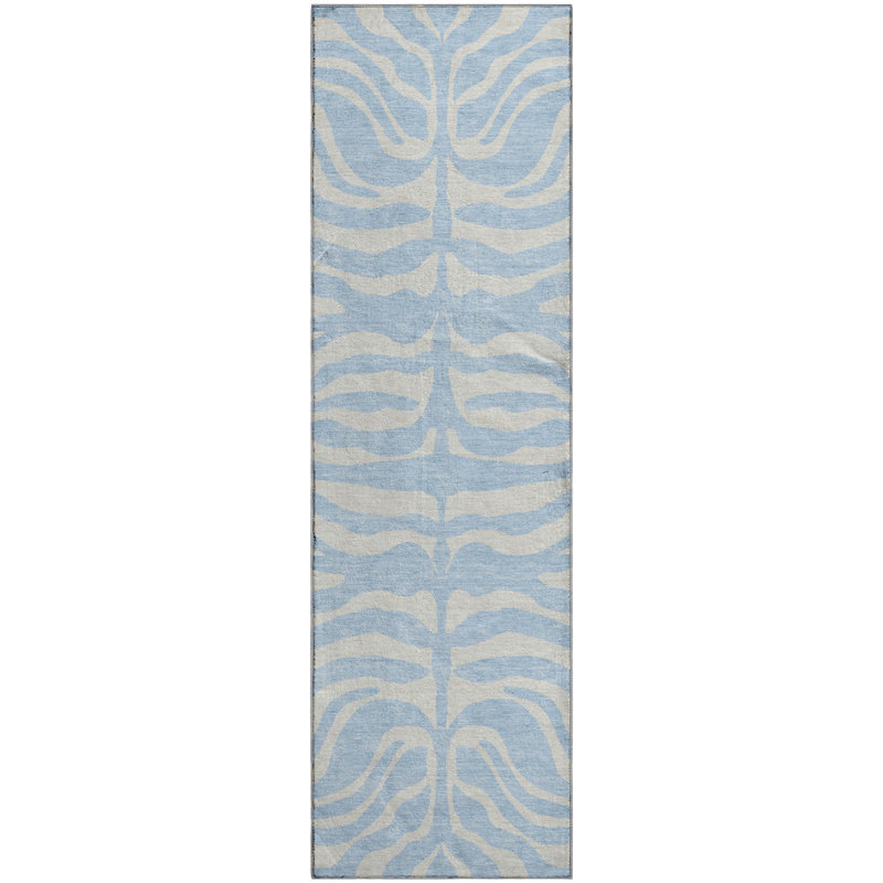 Premium Machine Washable Kian AMF1042 Animal Print Rug, Runner 2'3" x 7'6"