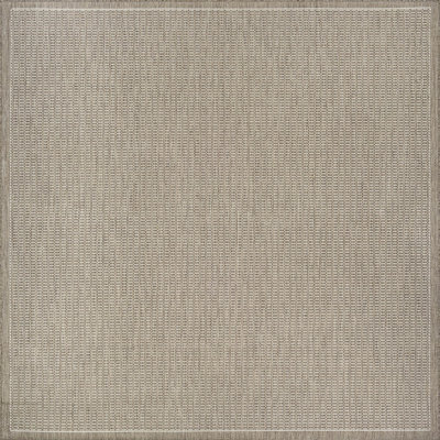 Tapis intérieur / extérieur taupe Sania