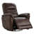 Martina Genuine Leather Swivel Gliding Power Recliner-112574272