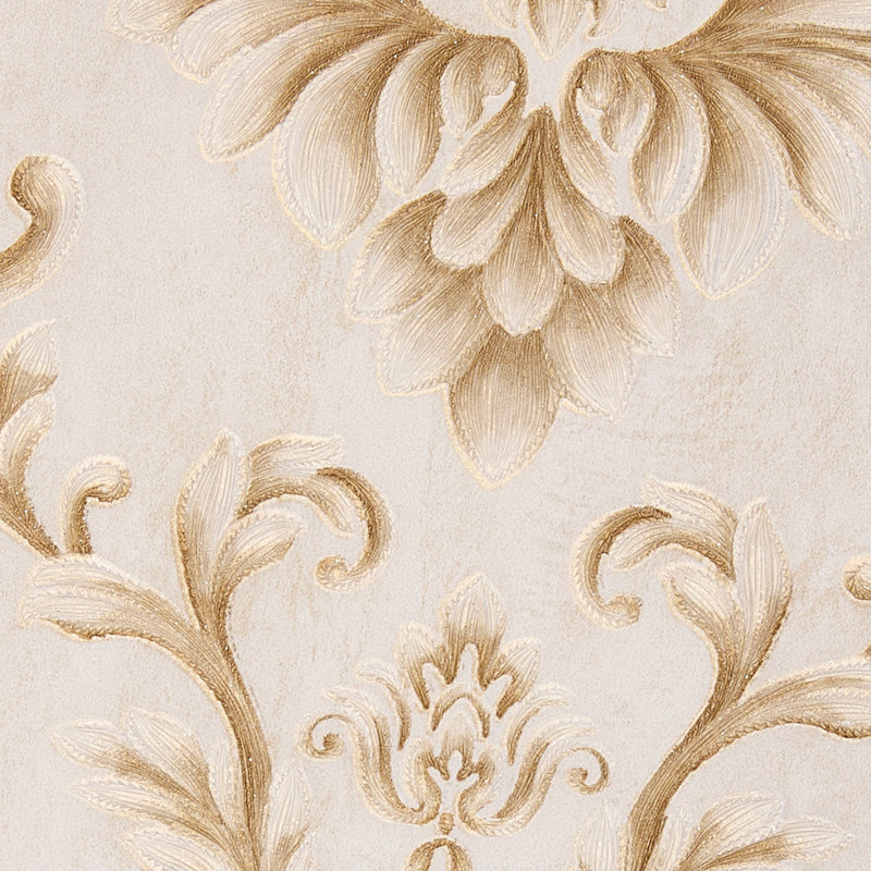 Non-Pasted Non-Woven 3D Embossed Wallpaper Roll