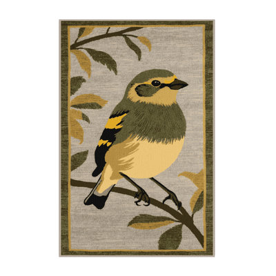  Tapis lavable européen Greenfinch Birds