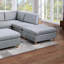 Ensemble de canapé modulaire contemporain en tissu 6 pièces Dorris-950241478-950241477