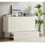 Lit escamotable avec rangement, matelas en mousse pliable et tiroirs surdimensionnés-1622890370