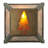Rustic Lodge Flush Mounted Sconce