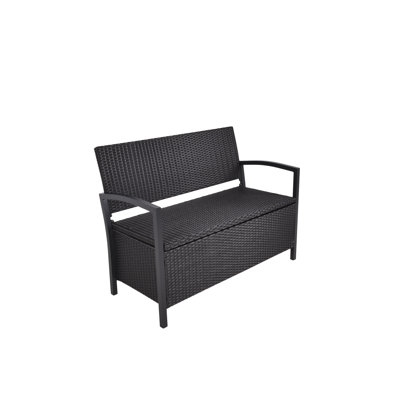 Amelie-Grace Perrara Aluminum Storage Bench