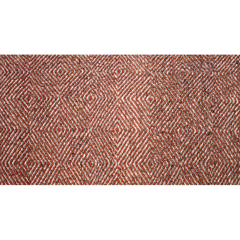 Dazzler Geometric Area Rug in Red, Rectangle 5' x 7'