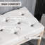 46" End Of Bed Bench, Upholstered Bedroom Bench, Cream White