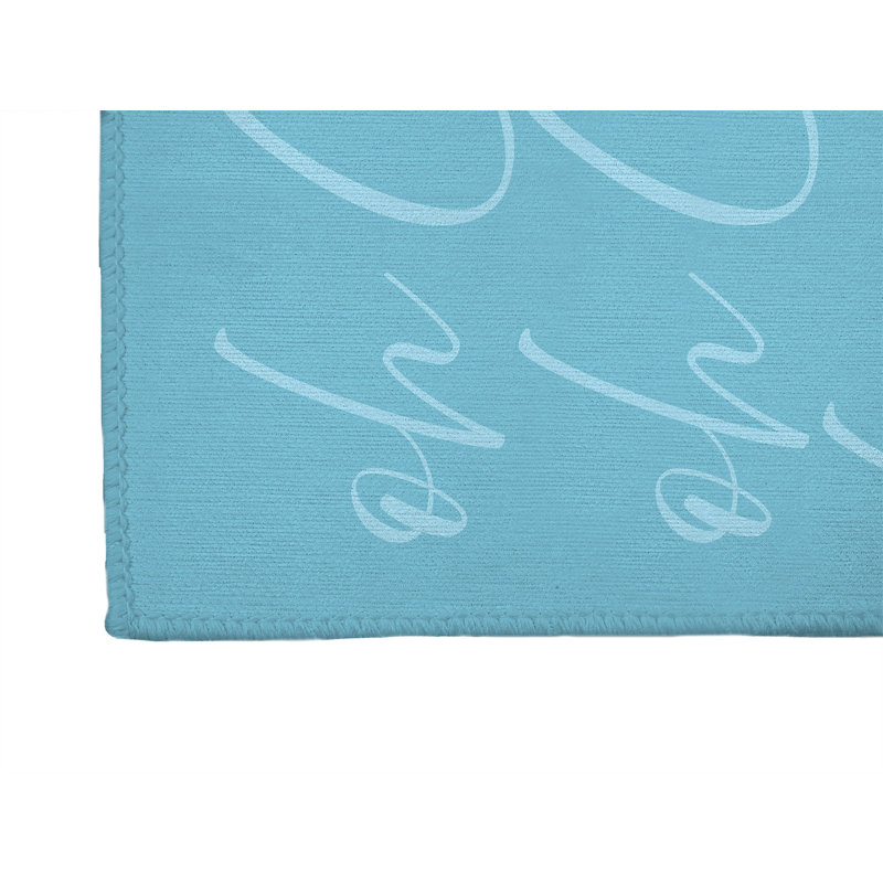 Tapis d'entrée Oh Oh Tree, L 36 po x L 60 po, Bleu