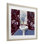 Lavabo de salle de bain, impression sous verre encadrée, design par Annabelle Hall