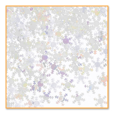 Christmas Iridescent Snowflakes Confetti