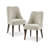 Comfortable Upholstered Polyester Dining Chairs Modern Style For Dining Rooms