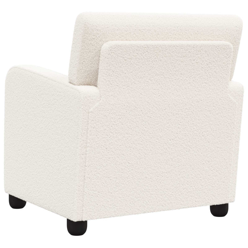 Upholstered Armchair, Cream
