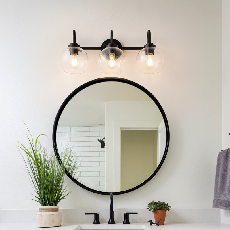 Marhill Dimmable Vanity Light, 3, Black