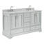 Ensemble de meuble-lavabo double avec dessus Abita 61-93359453