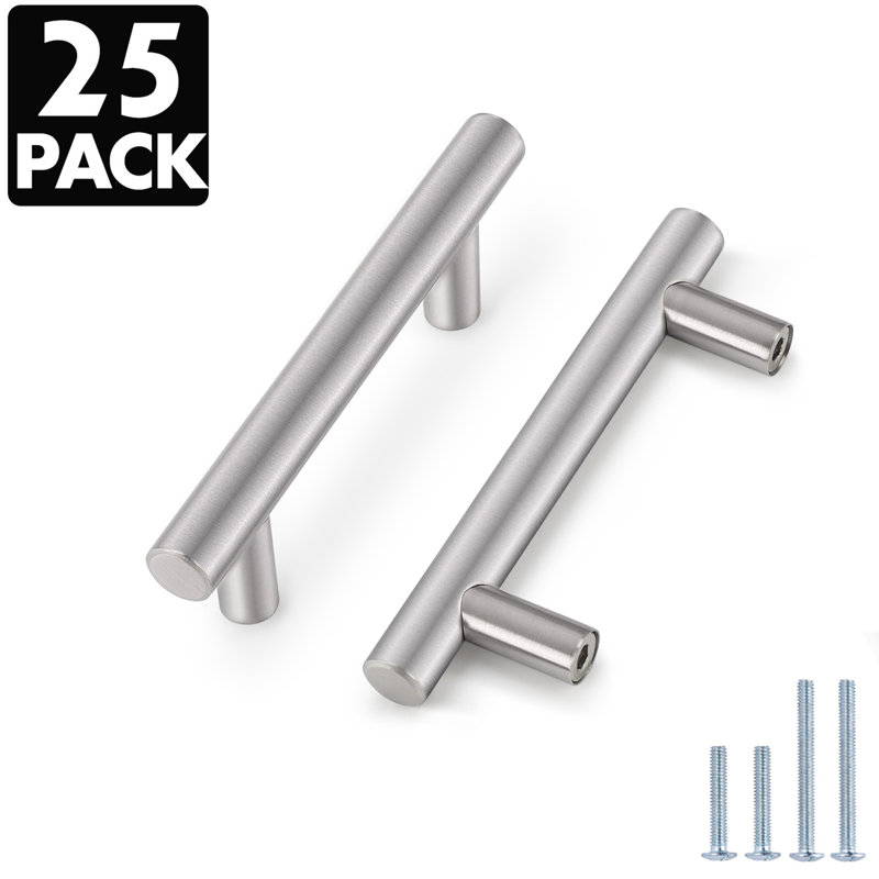 Bar Pull Multipack, Satin Nickel, 3"