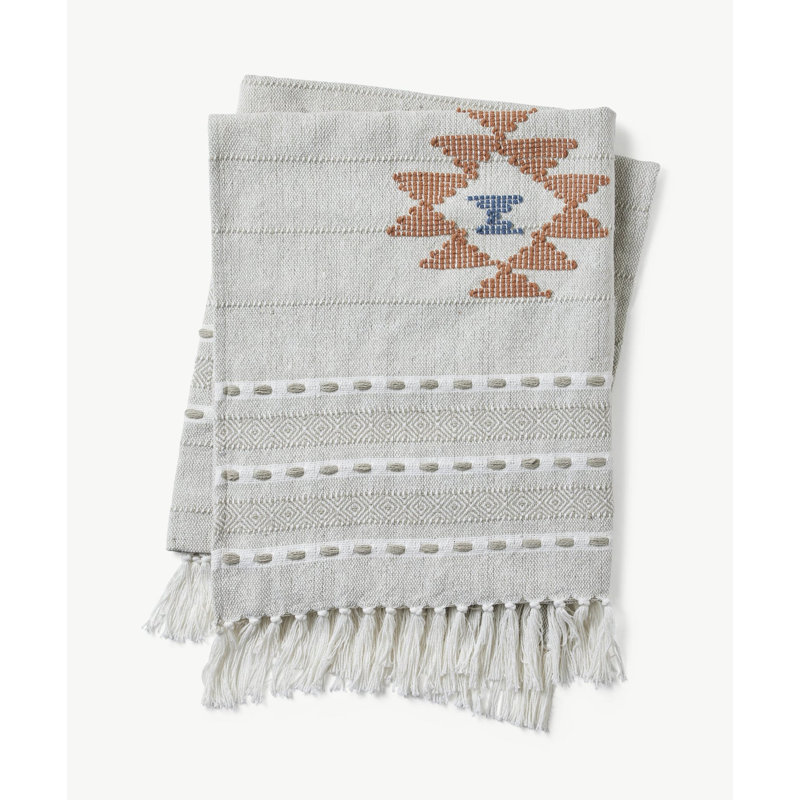 Jeté 100% coton Blueloom Sedona