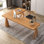 Brown Rectangular Solid Wood desk