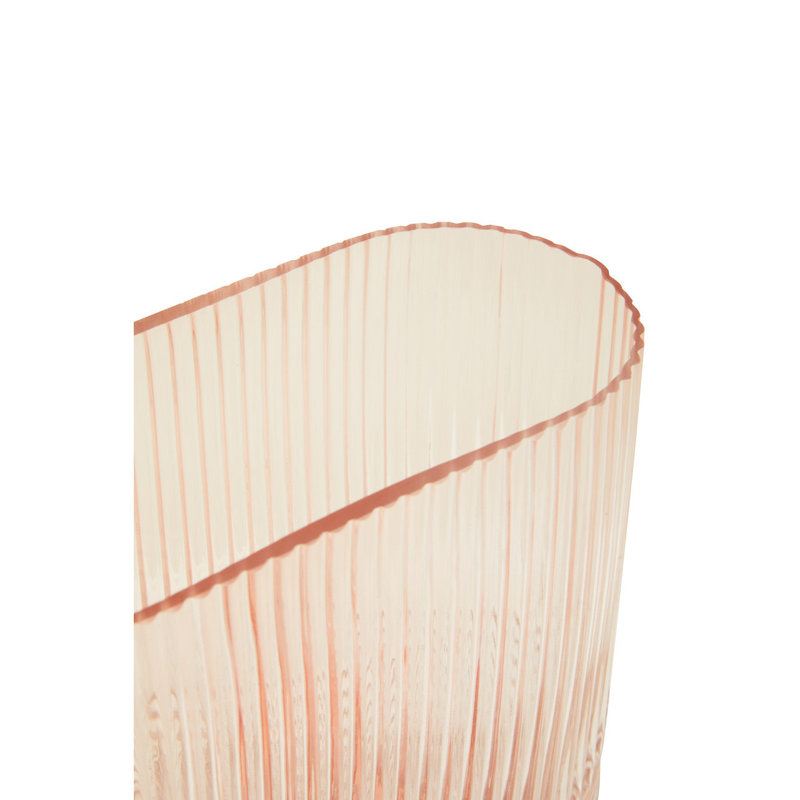 Chronister Handmade Glass Table Vase, 18cm H x 18.5cm W x 9cm D