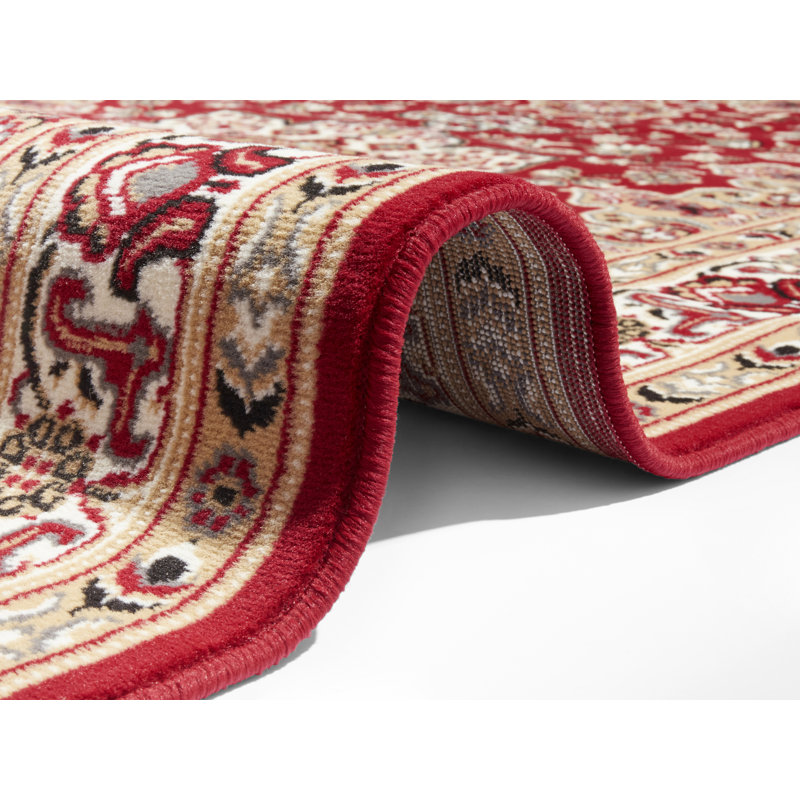 Parun TÃ¤briz Machine Woven Red Indoor Rug, Rectangle 200 x 290cm
