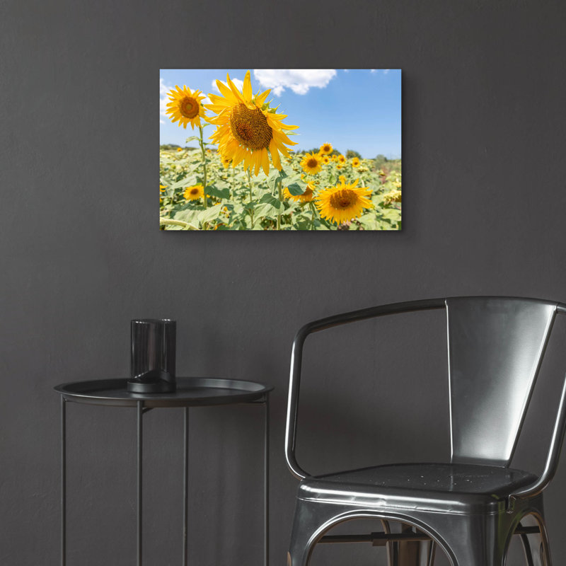 Epic Art «Sunflowers I» par Richard Silver, Acryli «Sunflowers I» par Richard Silver, H 16 po x l 24 po x P 0,2 po