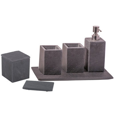 6-Piece Bathroom Accessories Set Riascos