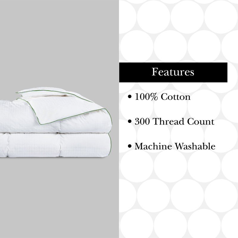 kate spade new york Noel , Down Alternative Comforter, 100% Cotton Cover, White, King Comforter