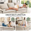 4 Seater Chenille Sofa-1551361951
