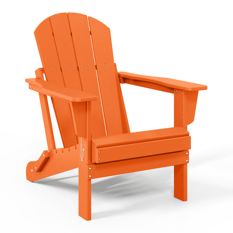Chaise Adirondack pliante Vinnie, Orange