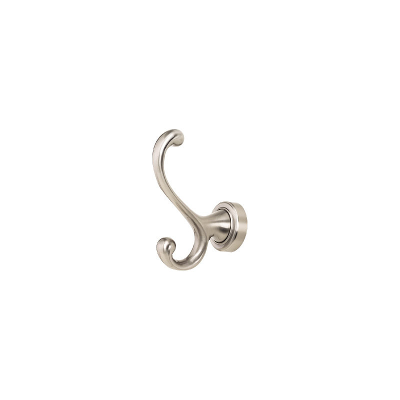 Infinity Single Robe Hook, Satin Nickel