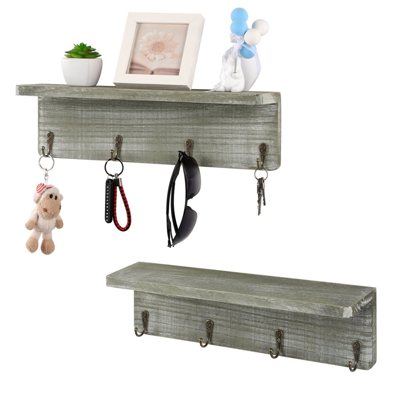 Portemanteaux mural Anamika, Vert olive