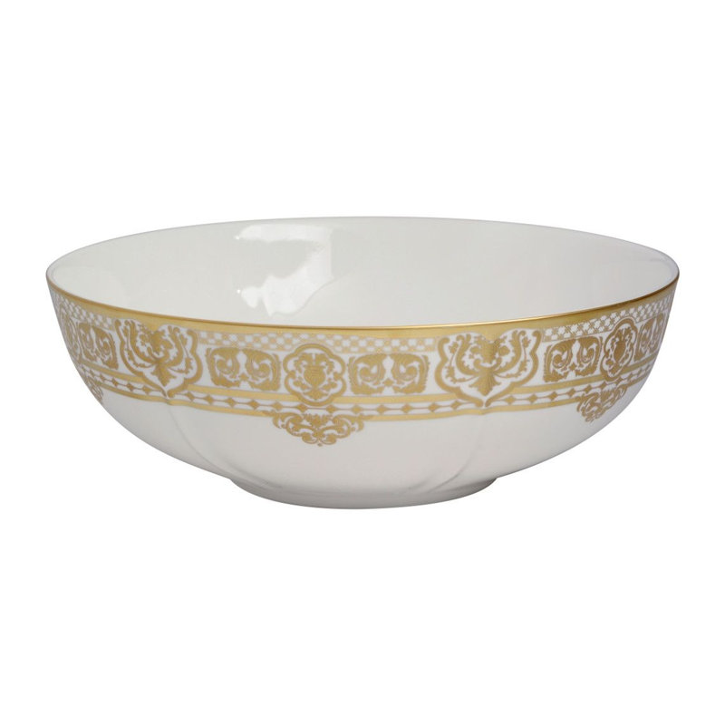 Carlsbad Queen White Bone China Serving Bowl