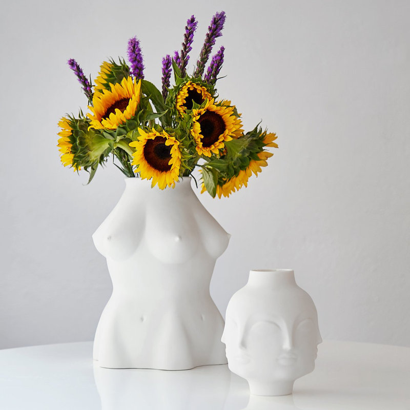 Muse Giant Dora Maar Vase, 8.25" H x 6" W x 6" D