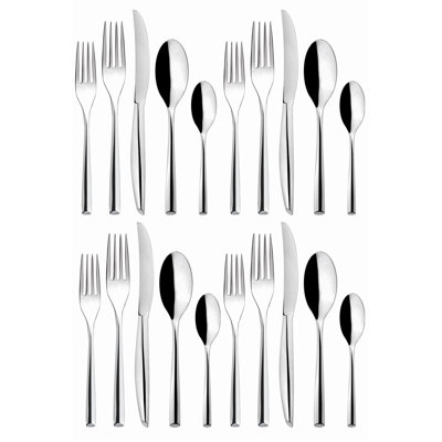 Broggi Zeta Stainless Steel Flatware Set - Service for 4