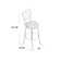 Basche Swivel Adjustable Height Bar Stool