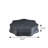 39.4" Modern Black Woodgrain Cloud Shaped Coffee Table Living Room