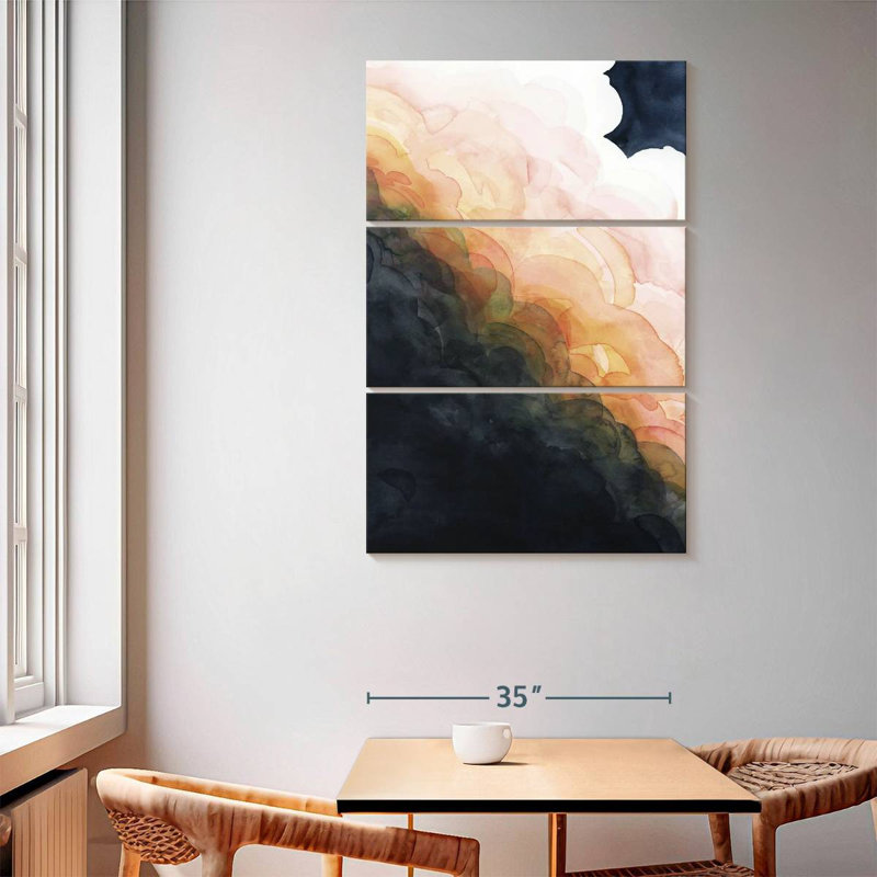 Avery Sunset Storm I, 65" H x 42" W