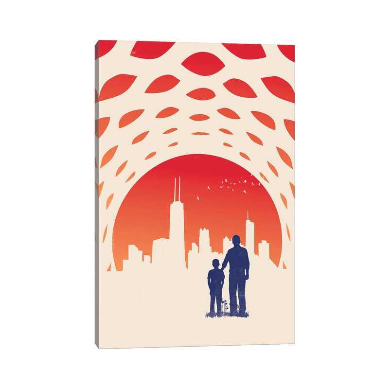 The Skyline by Jay Fleck - Wrapped Canvas Print, 20.32 cm H x 30.48 cm W