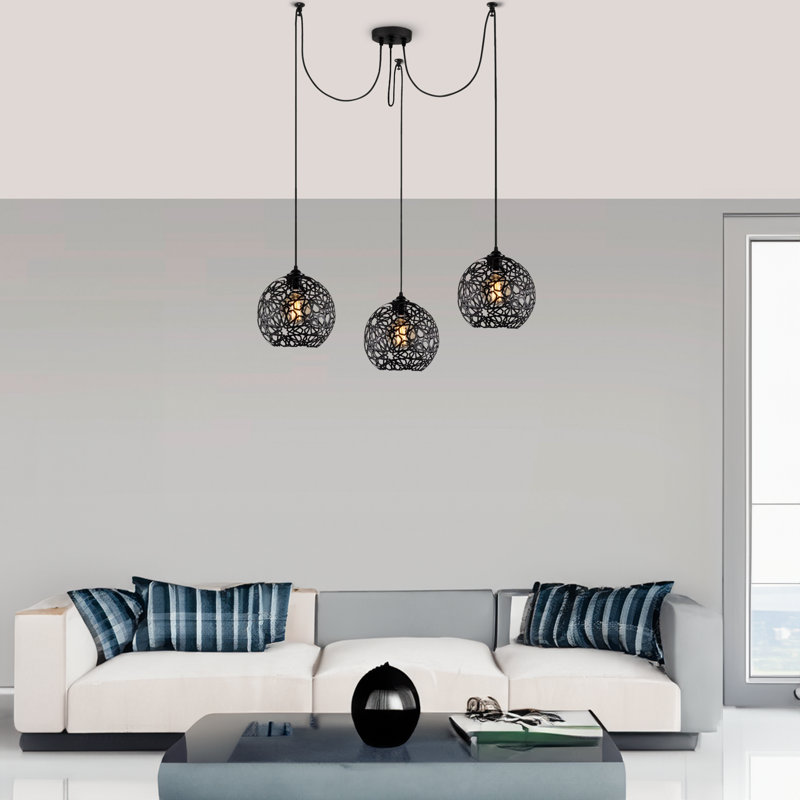 Lakeeshia 3 - Light Globe Chandelier
