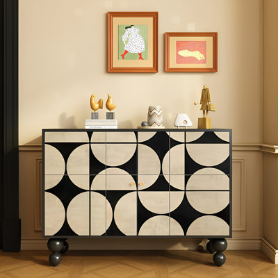 Chinese retro-style sideboard cabinet