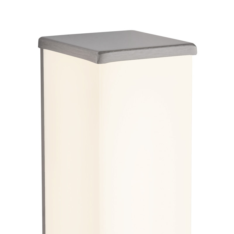 Vivi 14-in Black dimmable LED Wall Sconce, Nickel