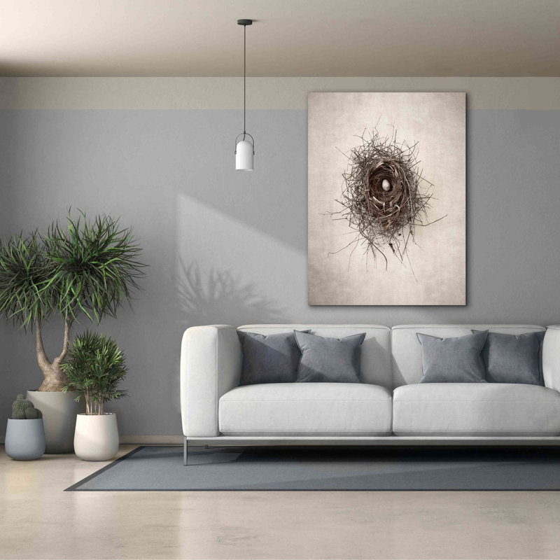 «Nest I» par Debra Van Swearingen, art mural sur toile, H 54 po x l 40 po x P 1,5 po