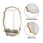 Euri 64x88CM Wall Mirror Gold Metal Framed Flat Accent Mirror
