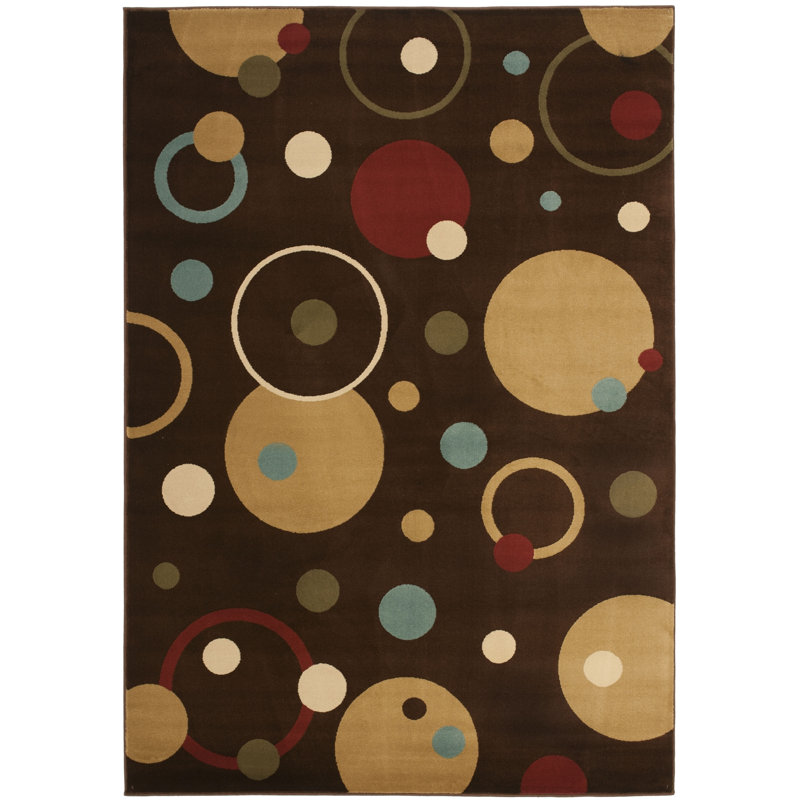 Tapis performance à motif géométrique Charis Porcello, Rectangle 6 pi 7 po x 9 pi 6 po