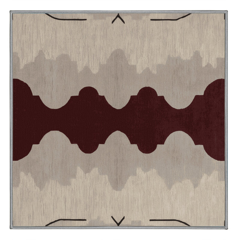 Dimensional Weave Rug, Square 5'