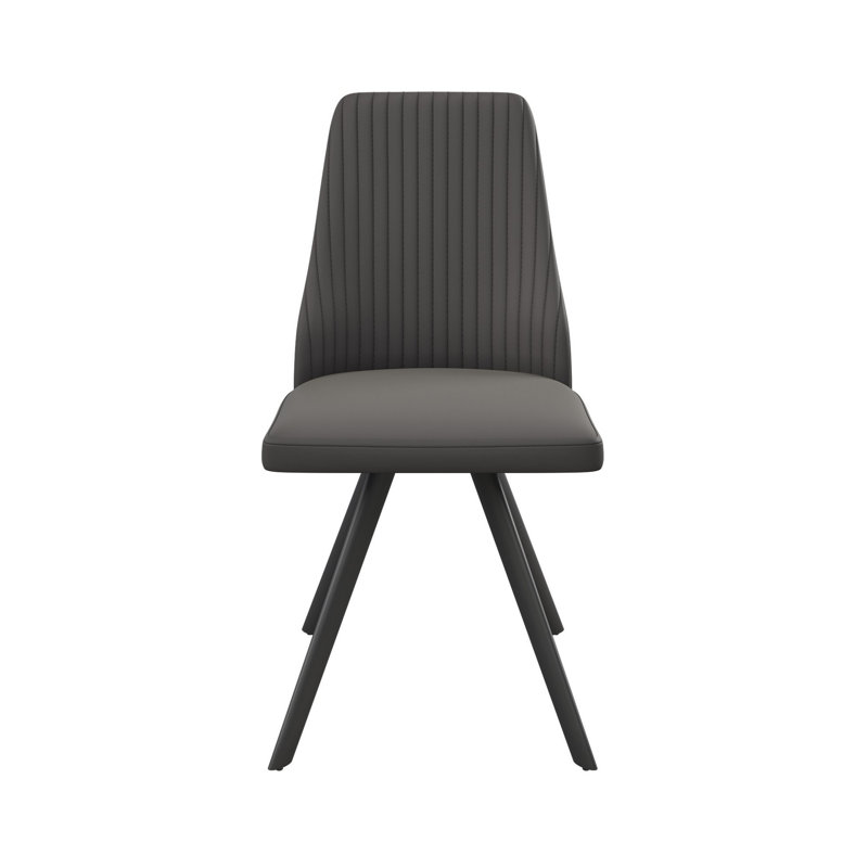 Ascutney 48cm H Upholstered Side Chair in Grey